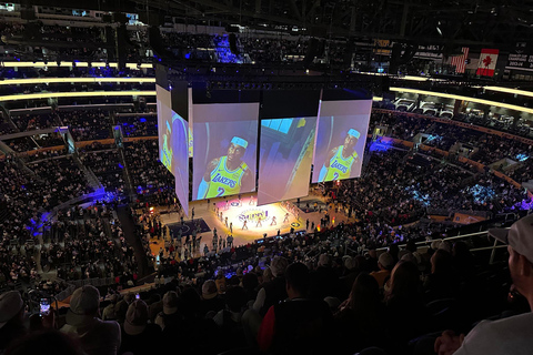 Los Angeles: Los Angeles Lakers Basketball Game Ticket Lower Sideline