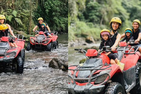 Bali: ATV Ride Adventure with track river bank, dense forest ATV Ride ( Tandem Ride ) without Transport