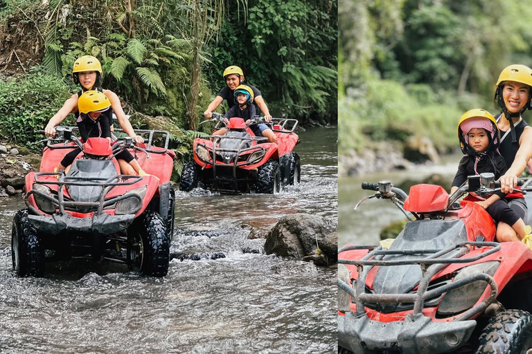 Bali: ATV Ride Adventure with track river bank, dense forest ATV Ride ( Tandem Ride ) without Transport