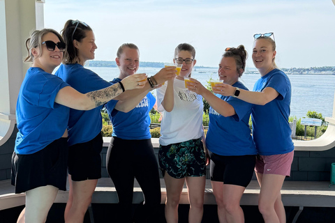 Portland: Casco Bay Boat Tour with Island Yoga & Mimosas