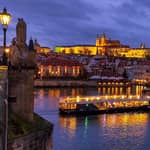 Praga: Crociera serale di 50 minuti con visita turistica