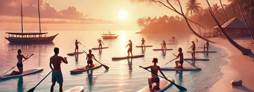 Gili Trawangan : ✨SUP Yoga sur l'île de Gili ‍♀️‍♂️