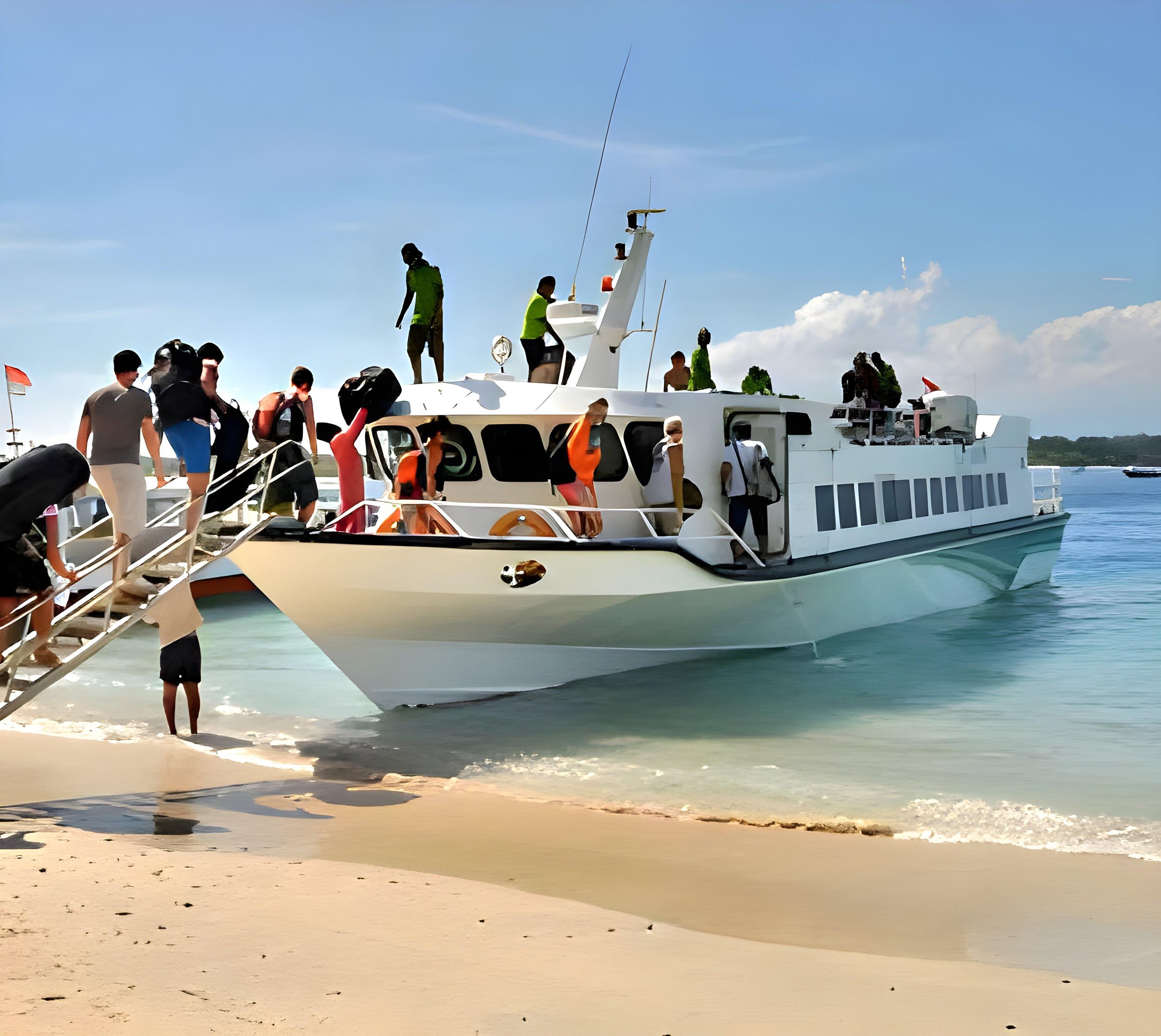 Schnellboot-Transfer zwischen Bali und Lombok mit Hoteltransfer