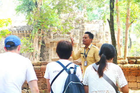 Angkor Wat, Ta Prohm y Bayon con puesta de solAngkor Wat y más allá con puesta de sol