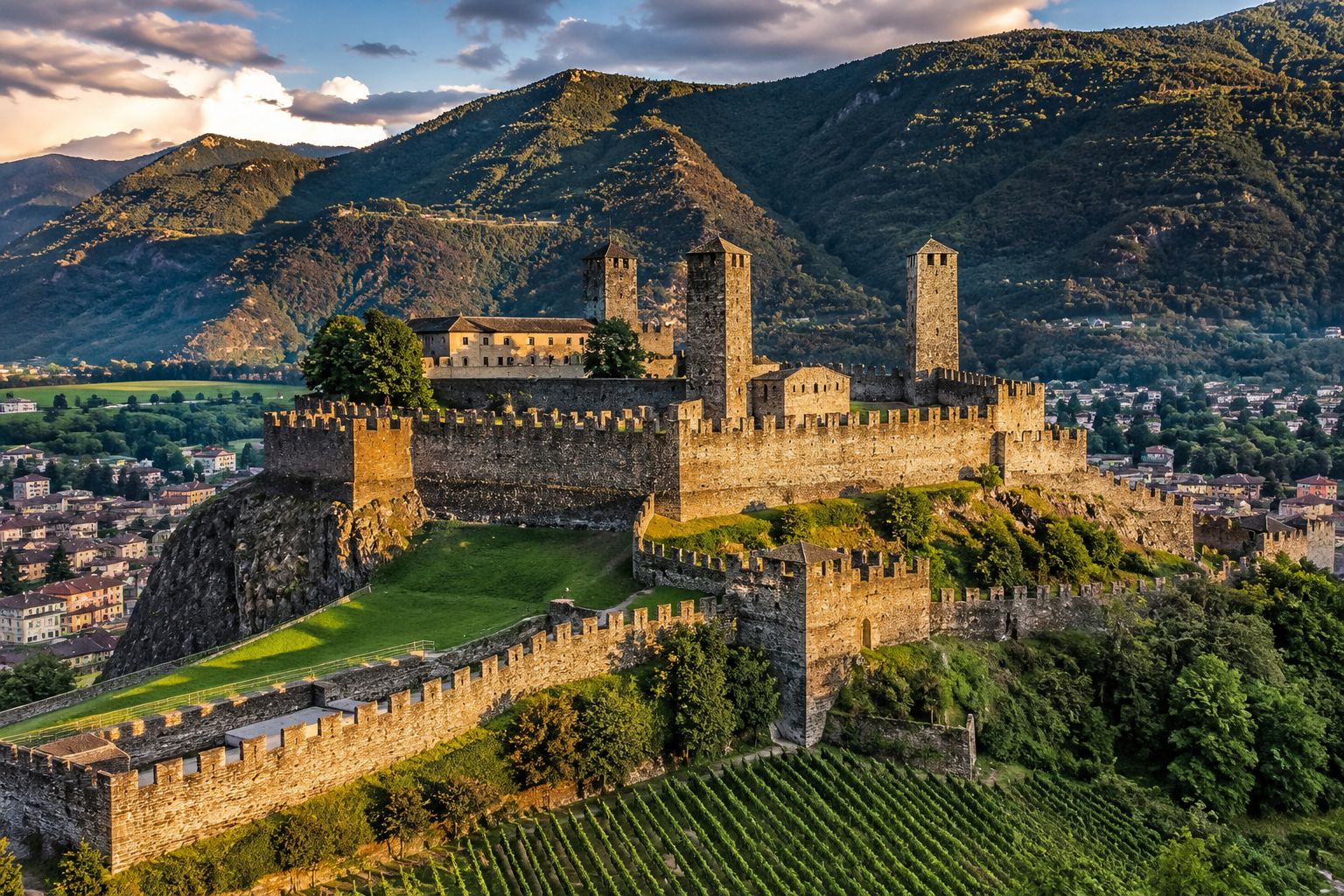 Zürich: Die Burgen von Bellinzona & das versteckte Dorf Foroglio