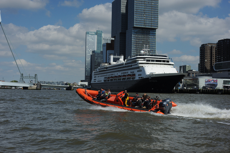 Rotterdam: RIB Speedboat Sightseeing Cruise 45-Minute Fast City Cruise