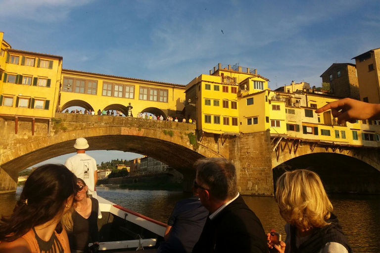 Florence: Gondola Boat Tour with Wine or Coffee and SnackEvening Tour with Wine