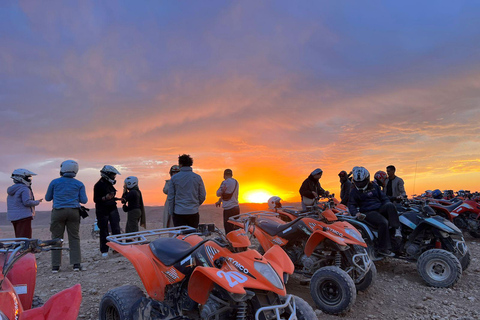 From Marrakech: Agafay Desert Quad Biking Tour with Transfer