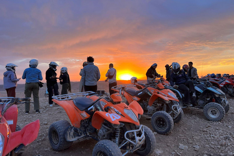 From Marrakech: Agafay Desert Quad Biking Tour with Transfer