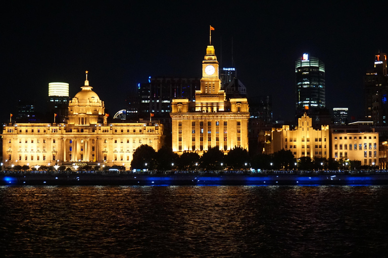 Tour serale di Shanghai: Crociera VIP sul fiume Huangpu e luci della città