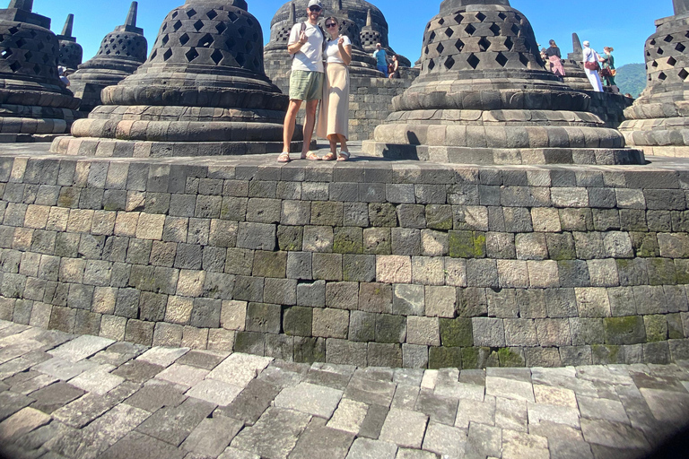 Yogyakarta Airport: Borobudur Climb & Prambanan Guided Tour