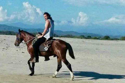 From Huatulco: Beach Horseback Riding Experience Regular Beach Horseback Riding Tour (2 hours)