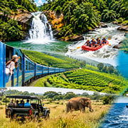 Sri Lanka Adventure: Rafting, Train Ride, Safari & Whales Sri Lanka Adventure: Rafting, Train Ride, Safari & Whales