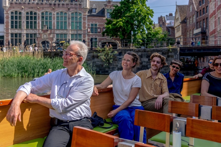 Ghent: 50-Minute Medieval Center Guided Boat Trip Tour in Summer