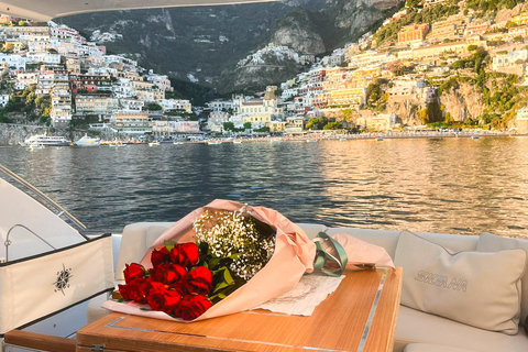 Positano: Unforgettable Sunset Marriage Proposal on a YachtMarriage Proposal and Amalfi coast