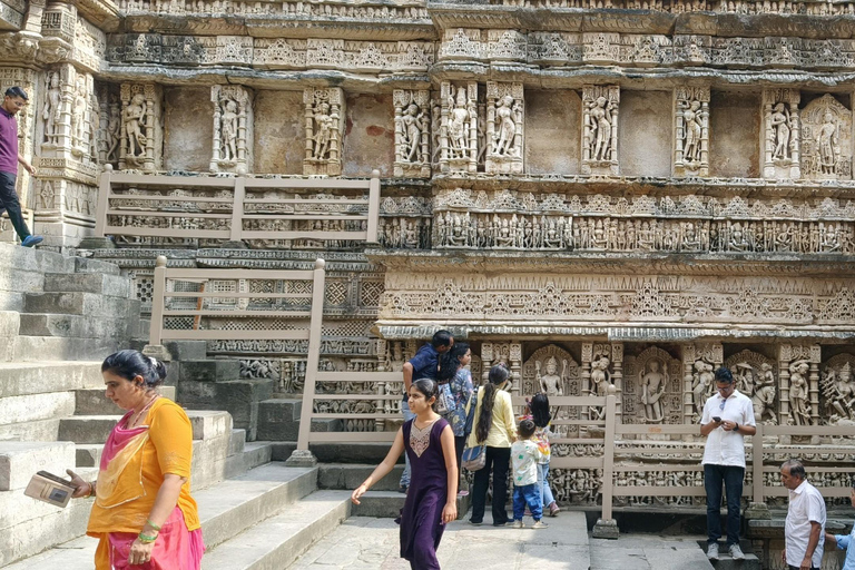 Drop Udaipur From Ahmedabad with Visit Rani Vav & Sun Temple Private Tour with AC Transportation and Dedicated Driver.