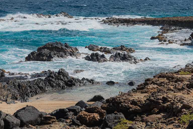 Visite d&#039;une demi-journée de l&#039;île et de la plage de Baby Beach par Cross Aruba Tours