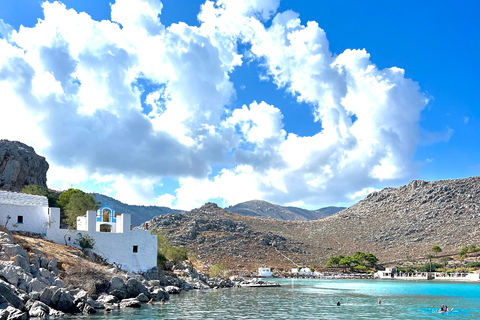 Ville de Rhodes : excursion en bateau vers l'île de Symi et la baie de St George