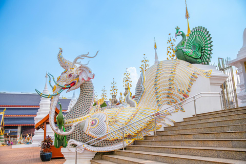 Chiangmai : Chute d&#039;eau collante &amp; Terre des anges &amp; Wat ban den.