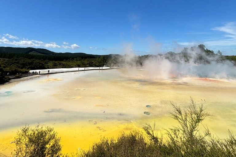 Rotorua &amp; Taupo met Waiotapu &amp; LadyKnox geiser &amp; Huka watervallen