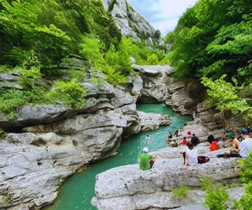 From Tirana/Durres/Golem: Pëllumbas Cave & Erzen Canyon Hike