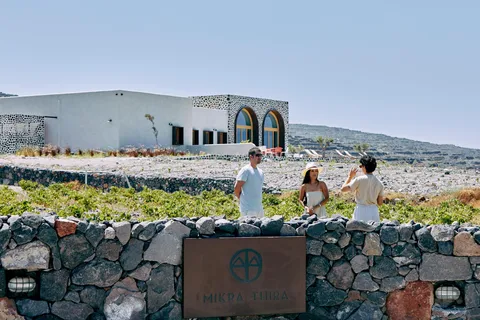 Thirassia: Winery Tour with Premium Wine Tasting Experience