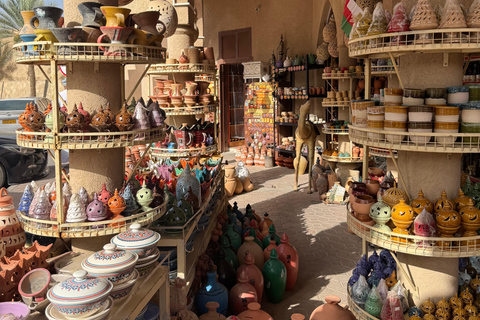 Muscat: Nizwa Souq & Jebel Shams Grand Canyon Full-Day Tour Private experience with dedicated vehicle