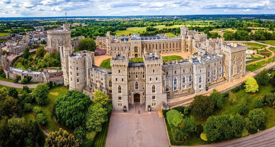 De Southampton à Londres via Windsor Castle (véhicule privé)