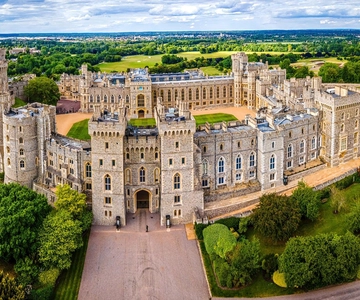 Southampton para Londres via Castelo de Windsor (veículo privado)