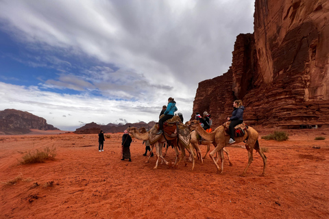 sunset or sunrise camel tour