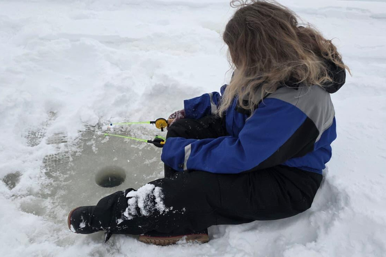 Levi: Ice Fishing Experience with Bonfire and Lunch