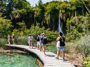 From Split: Plitvice Lakes Guided Tour with Entry Tickets