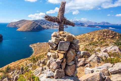 Katamaran på Titicacasjön och besök på Isla del Sol