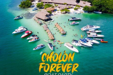 Cartagena: VIP Rumba Tour to Cholon Island with Open Bar Cartagena: VIP Rumba Tour to Isla Cholón with Open Bar