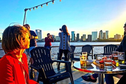 布宜诺斯艾利斯：含开放式酒吧的拉普拉塔河日落巡游1 小时游览