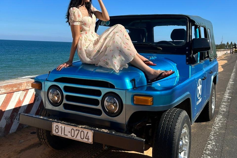Mui Ne: White Dunes Sunset, Jeep & ATV Adventure Jeep Tour + ATV Passenger Ride