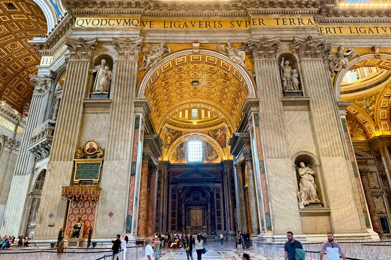 Rome: St. Peter's Basilica Guided Tour with Dome Access Rome: St. Peter's Basilica German Guided Tour Without Dome.