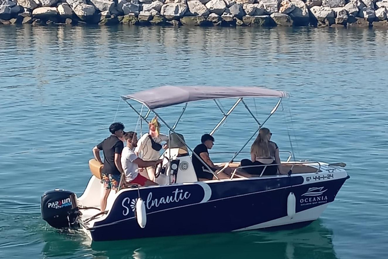 ماربيا: تأجير قوارب بدون ترخيص لمشاهدة الدلافينإيجار لمدة 30 دقيقة