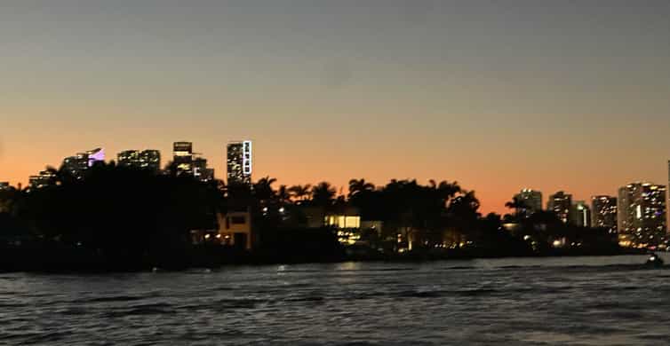 Miami Evening Boat Past Millionaire Homes on Water Taxi photo 17