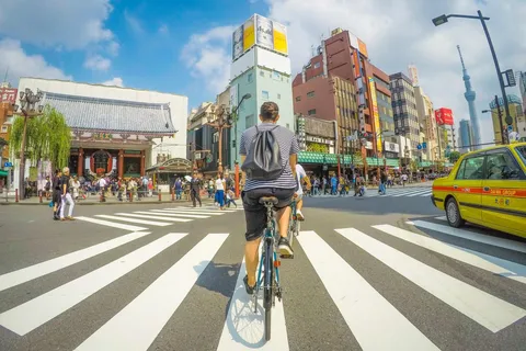 Tóquio: Visita guiada de bicicleta às jóias escondidas com almoço