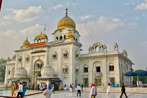 Delhi: Gurudwara Bangla Sahib Führung mit AbholungDelhi: Führung durch Gurudwara Bangla Sahib mit Abholung