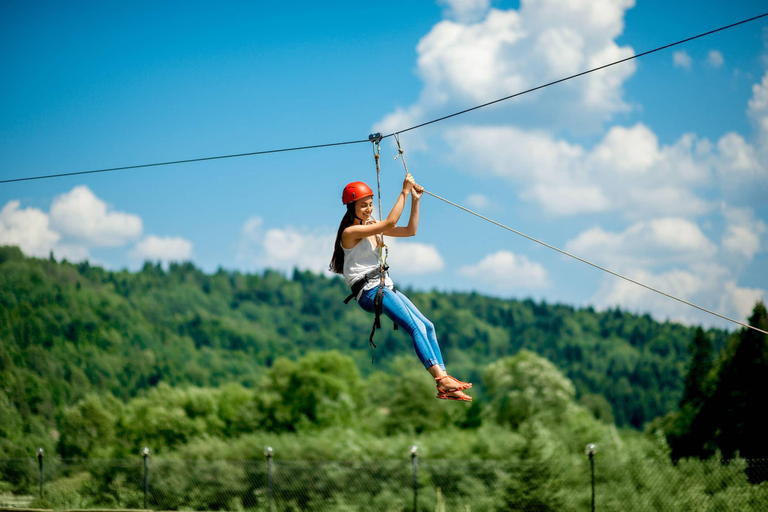 Ensenada: Las Cañadas Campamento Canopy Tour mit Zip Lines