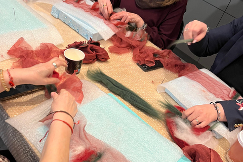 Thessaloniki: Felting Workshop with Tea and Biscuits