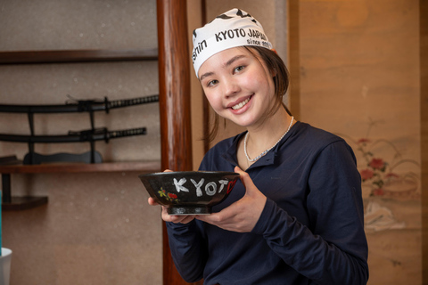 Kyoto: Pittura di ciotole di ramen e lezione di cucina Michelin