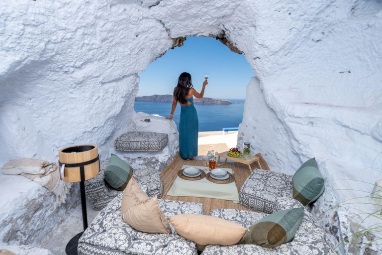 Santorin : randonnée dans la caldeira et dînerSantorin : Randonnée dans la caldeira et dîner