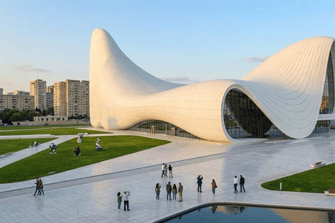 Baku: Private City Tour with Airport Drop-Off Baku: 3 Hour Private City Tour with Airport Drop-Off