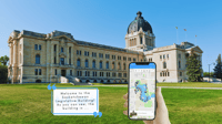 Lago di Wascana, Smartphone Audio Tour guidato a piedi - Hizvo