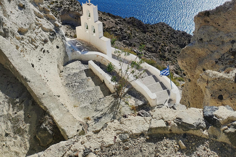 Santorini: noleggia un&#039;auto privata con autista (servizio orario)4 ore di auto e autista