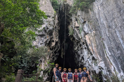 Phong Nha: Zipline Dark Cave & Paradise Cave Exploration Option 4: Full Adventure Experience - Drop-off in Hue