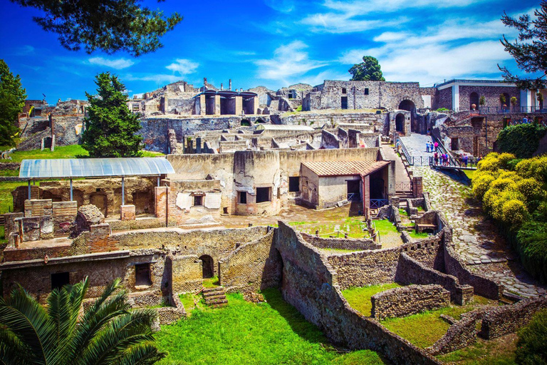 Vanuit Rome: Dagtrip naar Pompeii en Sorrento met lunch